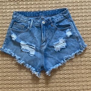 Jean shorts